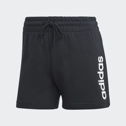 ESSENTIALS LINEAR FRENCH TERRY SHORTS - Black / White