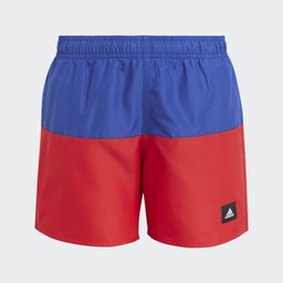 COLORBLOCK SWIM SHORTS - Semi Lucid Blue / Better Scarlet