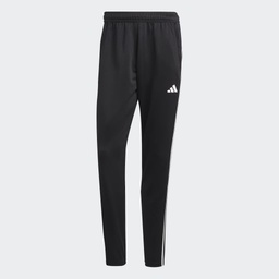 TRAIN ESSENTIALS 3-STRIPES TRAINING JOGGERS - Black / White