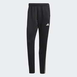 TRAIN ESSENTIALS 3-STRIPES TRAINING JOGGERS - Black / White