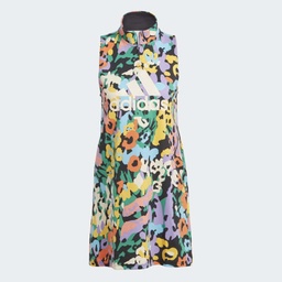 GRAPHIC DRESS - Black / Ecru Tint