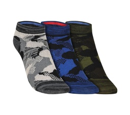 [845520550228] SKECHERS 3PK BOYS NON TERRY LOW CUT - S119105B - 450