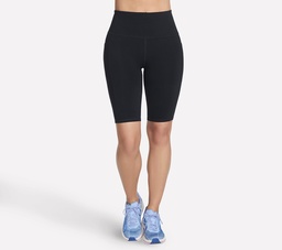 SKECHERS WOMEN'S 10 GOFLEX KNIT BIKE SHORT - W3SH53 - BLK