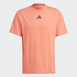 TRAIN ICONS 3 BAR LOGO TRAINING T-SHIRT - Coral Fusion