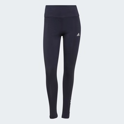 ESSENTIALS HIGH-WAISTED LOGO LEGGINGS - Legend Ink / White