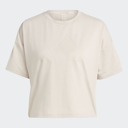 TRAIN ICONS 3 BAR LOGO T-SHIRT - Wonder Taupe