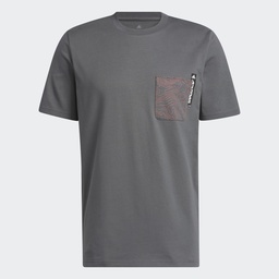 CITY ESCAPE GRAPHIC POCKET T-SHIRT - Grey Five
