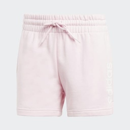 ESSENTIALS LINEAR FRENCH TERRY SHORTS - Clear Pink / White