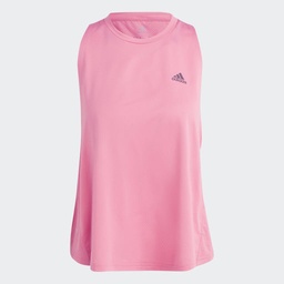 RUN ICONS 3 BAR TANK TOP - Pink Fusion