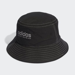 [4066763543662] CLASSIC COTTON BUCKET HAT - Black / White / Grey Three