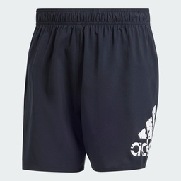 BIG LOGO CLX SHORT-LENGTH SWIM SHORTS - Black / White