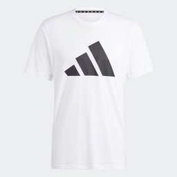 TRAIN ESSENTIALS FEELREADY LOGO TRAINING T-SHIRT - White / Black