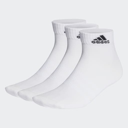 THIN AND LIGHT ANKLE SOCKS 3 PAIRS - White / Black