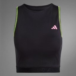 ADIZERO RUNNING CROP TANK TOP - Black