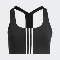 [4065417353336] ADIDAS POWERIMPACT TRAINING MEDIUM-SUPPORT BRA (PLUS SIZE) - Black / White