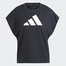 TRAIN ICONS TRAINING REGULAR FIT LOGO T-SHIRT - Black / White