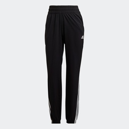 [4065424469327] TRAINICONS 3-STRIPES WOVEN JOGGERS - Black