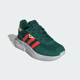 RETROPY F2 SHOES KIDS - Collegiate Green / Solar Red / Ftwr White