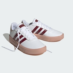 COURT PLATFORM SHOES - Ftwr White / Shadow Red / Wonder Beige