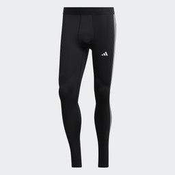 TECHFIT 3-STRIPES TRAINING LONG TIGHTS - Black