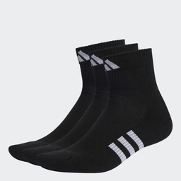 PERFORMANCE CUSHIONED MID-CUT SOCKS 3 PAIRS - Black / Black / Black