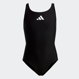 [4066745120959] SOLID SMALL LOGO SWIMSUIT - Black / White