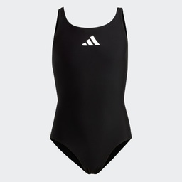 [4066745120959] SOLID SMALL LOGO SWIMSUIT - Black / White