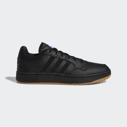 HOOPS 3.0 LOW CLASSIC VINTAGE SHOES - Core Black / Core Black / Ftwr White