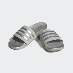 ADILETTE COMFORT SLIDES - Grey Two / Silver Metallic / Grey Two