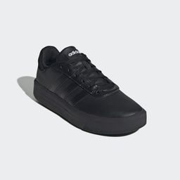 COURT PLATFORM SHOES - Core Black / Core Black / Cloud White