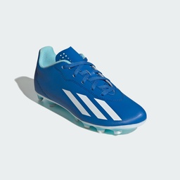 X CRAZYFAST.4 FLEXIBLE GROUND BOOTS - Bright Royal / Ftwr White / Solar Red