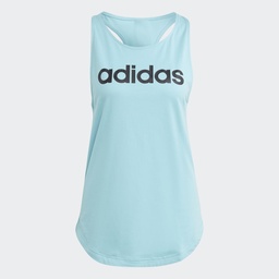 ESSENTIALS LOOSE LOGO TANK TOP - Turquoise