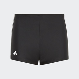 CLASSIC 3-STRIPES SWIM BOXERS - Black / White