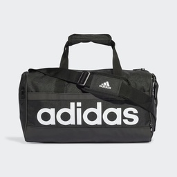 [4066751016253] ESSENTIALS LINEAR DUFFEL BAG EXTRA SMALL - Black / White