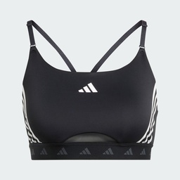 AEROREACT HYPERGLAM LIGHT SUPPORT BRA - Black