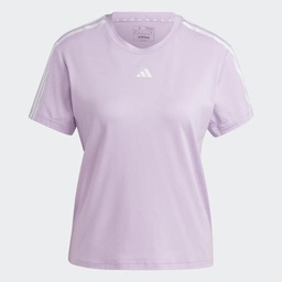 AEROREADY TRAIN ESSENTIALS 3-STRIPES T-SHIRT - Purple
