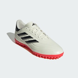 COPA PURE II CLUB TURF BOOTS - Ivory / Core Black / Solar Red