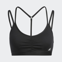 YOGA ESSENTIALS LIGHT-SUPPORT BRA - Black