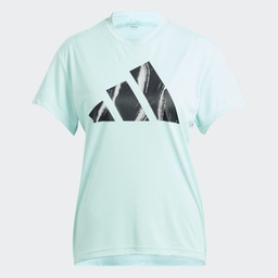 RUN IT BRAND LOVE T-SHIRT - Semi Flash Aqua