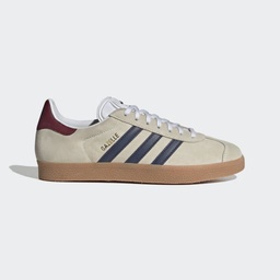 GAZELLE SHOES - Off White / Dark Blue / Collegiate Burgundy