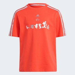 ADIDAS DISNEY 100 T-SHIRT - Bright Red / Silver Met.