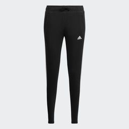 ESSENTIALS 3-STRIPES JOGGERS - Black / White