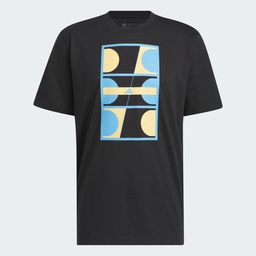 GLOBAL COURTS GRAPHIC T-SHIRT - Black