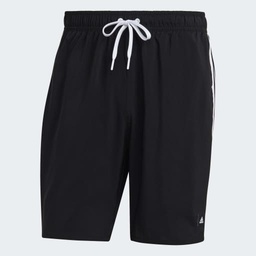 3-STRIPES CLX SWIM SHORTS - Black / White