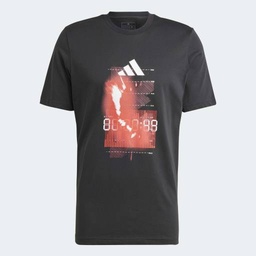 BACK HIIT DISPLAY GRAPHIC T-SHIRT - Black