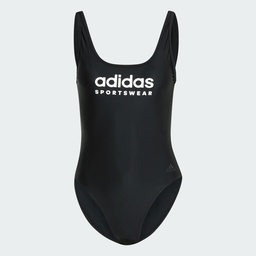 SPORTSWEAR U-BACK SWIMSUIT - Black / White