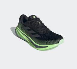 SUPERNOVA RISE RUNNING SHOES - Core Black / Grey Five / Green Spark