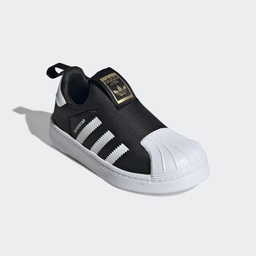 SUPERSTAR 360 SHOES - Core Black / Cloud White / Gold Metallic