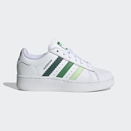 SUPERSTAR XLG SHOES - Cloud White / Collegiate Green / Green