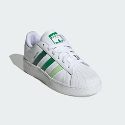 SUPERSTAR XLG SHOES - Cloud White / Collegiate Green / Green
